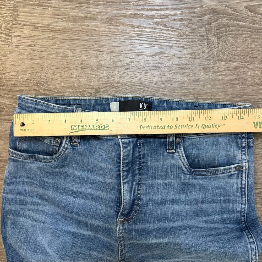Kut From The Kloth Jeans Sz 10 High Rise Connie Fab Ab Ankle Skinny Raw Hem​ - Picture 2 of 8